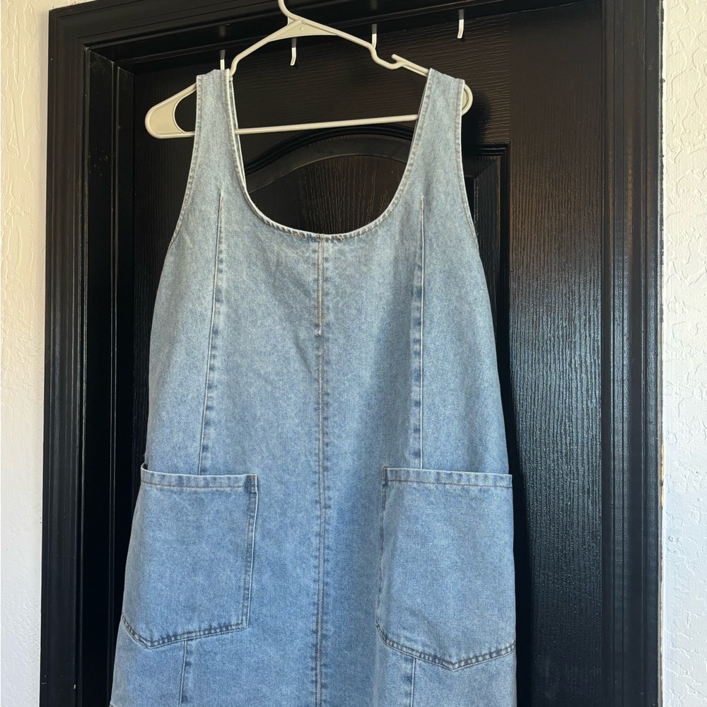Flying Tomato Blue Denim Dress